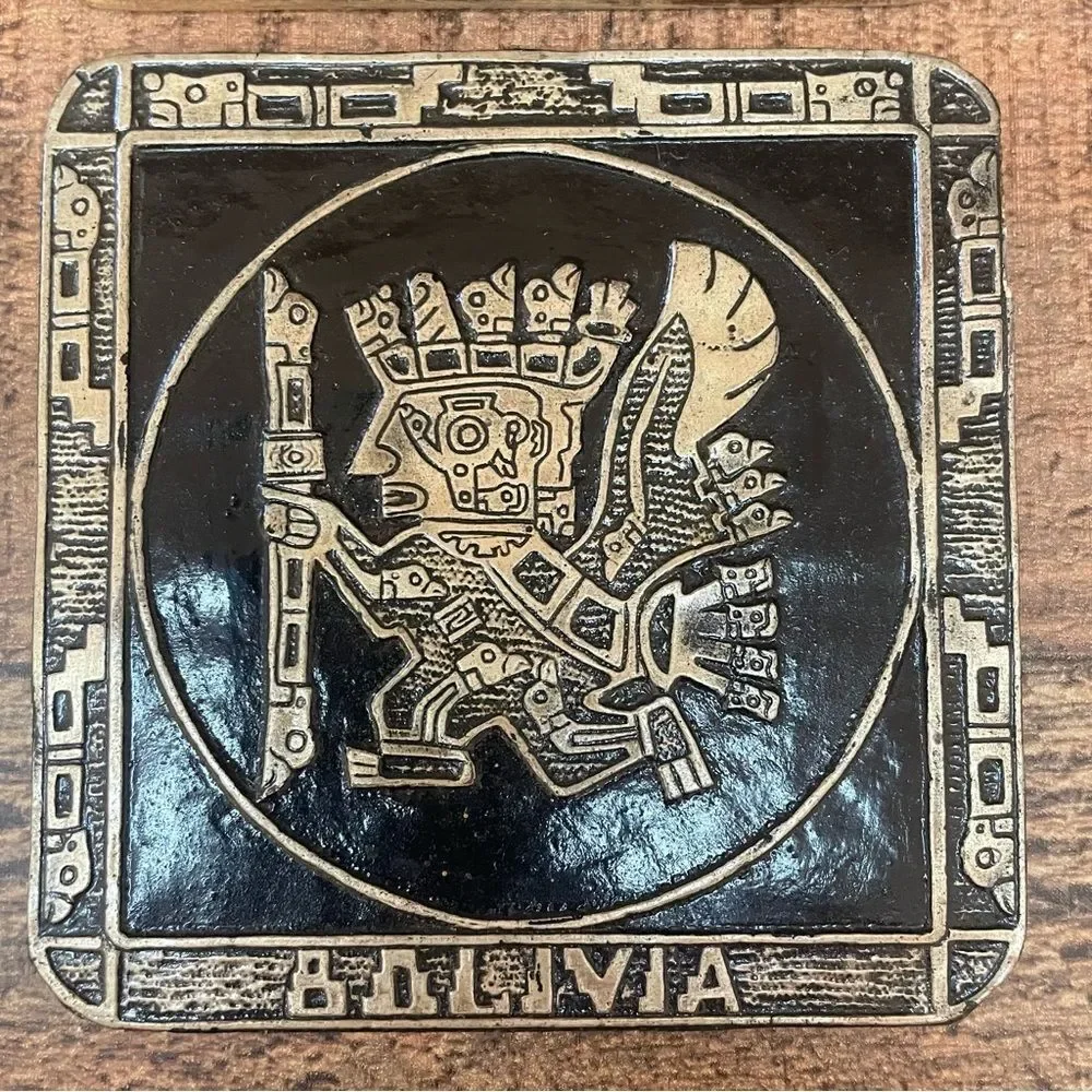 SET of Six (6) Bolivia Coasters South America